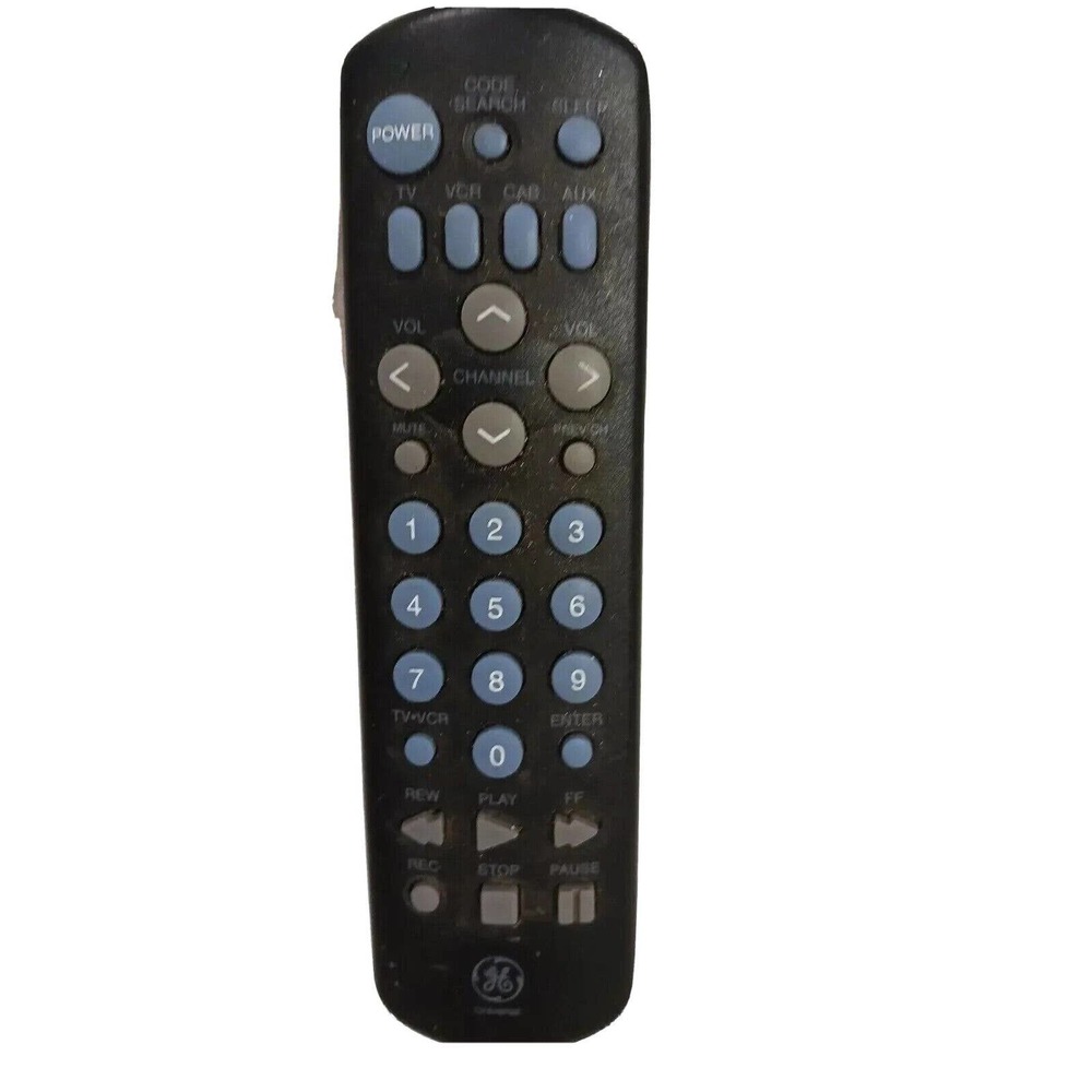General Electric GE Universal Cable‎ TV VCR DVD Player Remote Control RC94905-A